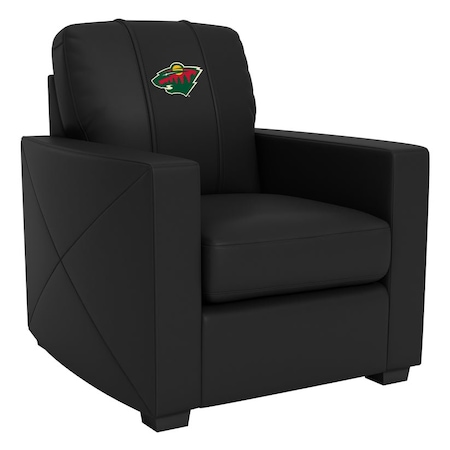 Dreamseat Silver Club Chair with Minnesota Wild Logo XZ7759002CHCDBK-PSNHL41040